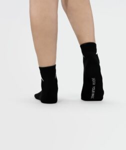 Unisex Short Crew Cotton Socks - Pack of 3 Black thumbnail 2