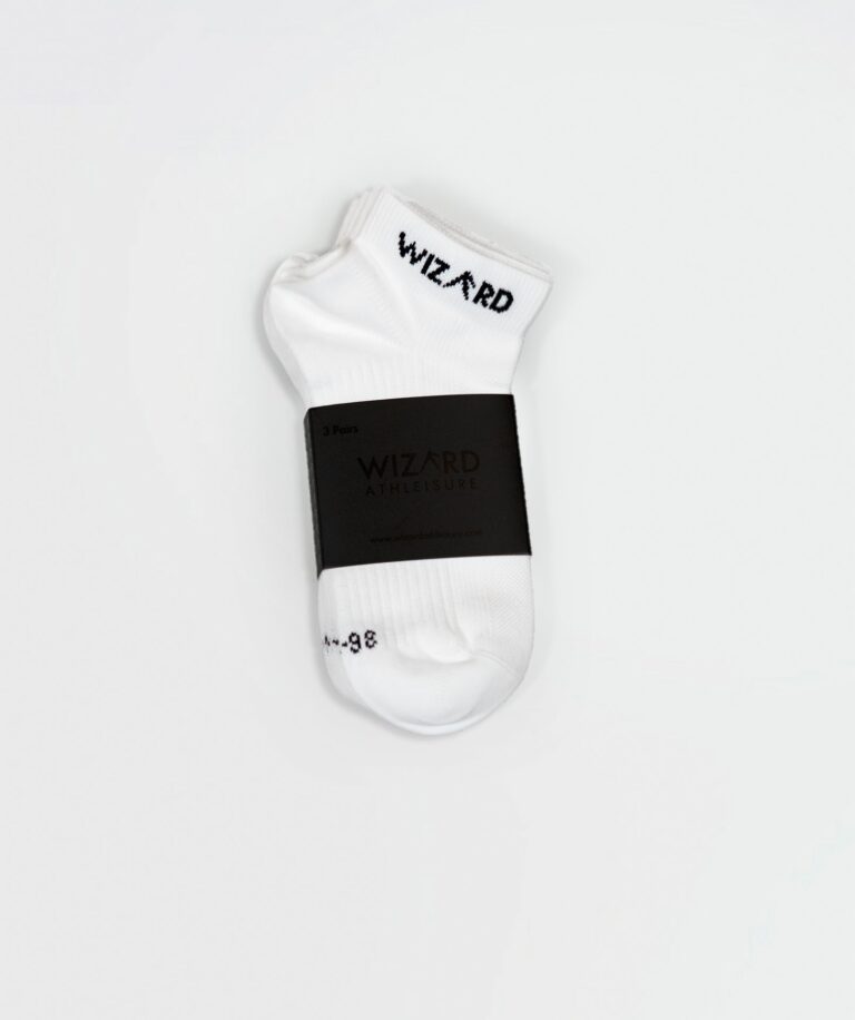 Unisex Ankle Dry Touch Socks - Pack of 3 White Image 6