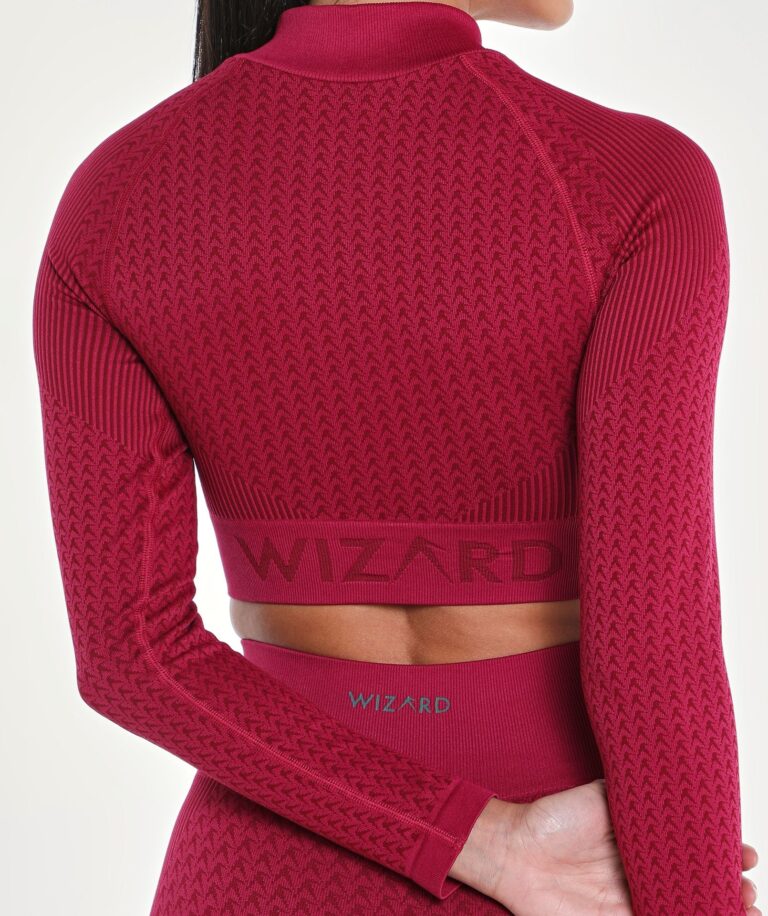 Women Signature Seamless Crop Top with Zipper Vivacious Image 5
