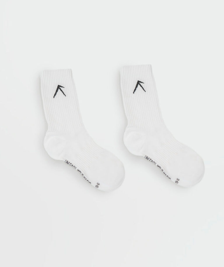 Unisex Short Crew Dry Touch Socks - Pack of 3 White Image 7