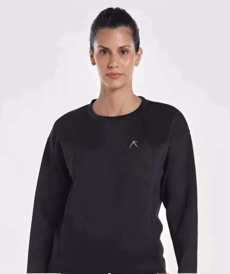 Unisex Vent Comfy Sweater Black Image 1