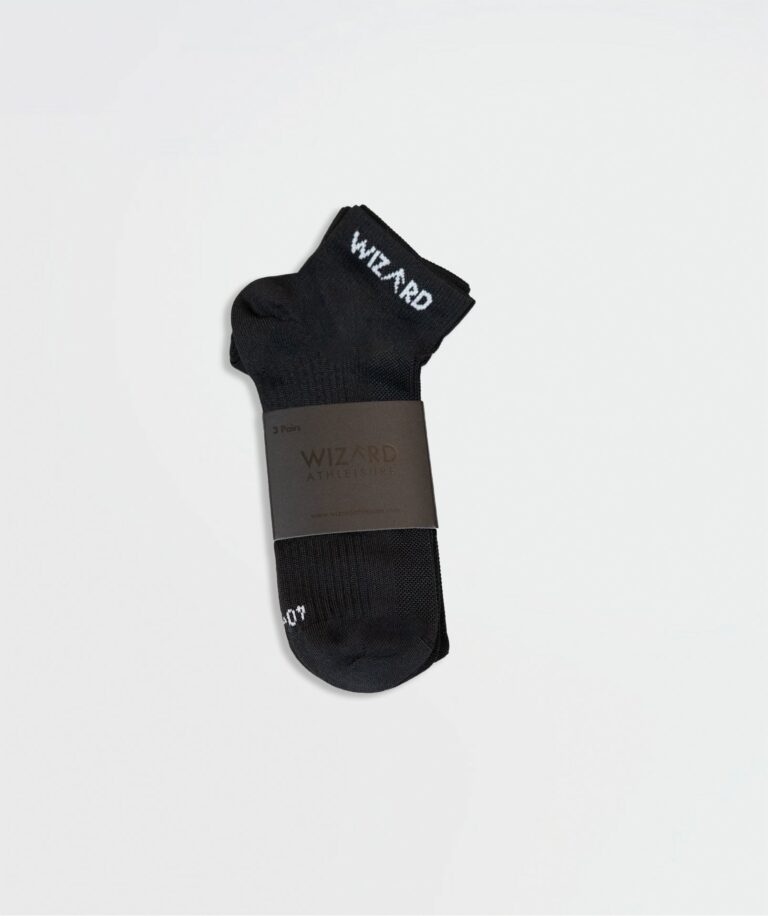 Unisex Ankle Dry Touch Socks - Pack of 3 Black Image 6
