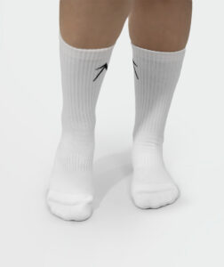 Unisex Crew Dry Touch Socks - Pack of 3 White thumbnail 3