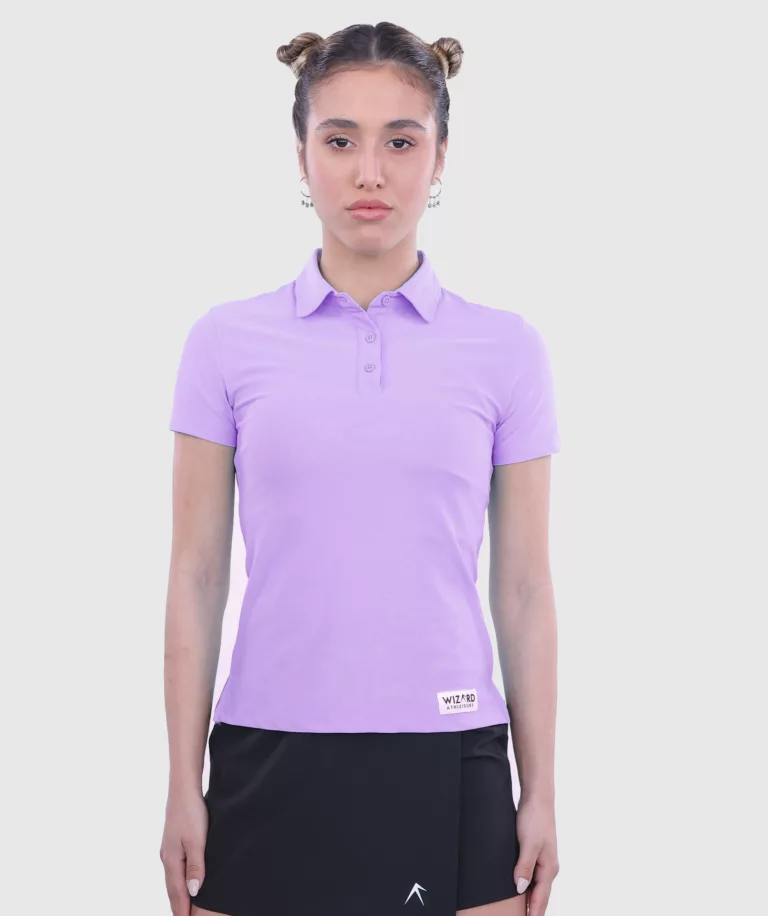 Women PadelPro Polo Purple Image 1