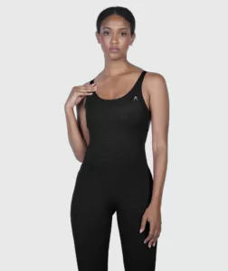 Women Strappy Backless Jumpsuit Black thumbnail 3